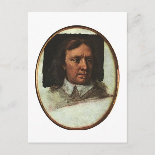 Oliver Cromwell Briefkaart (Voorkant)