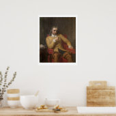 Oliver Cromwell door Charles Lucy Poster (Keuken)