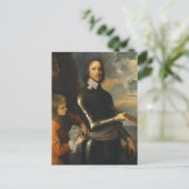 Oliver Cromwell door Robert Walker Briefkaart (Staand voorkant)