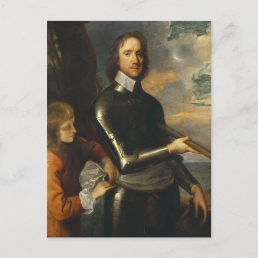 Oliver Cromwell door Robert Walker Briefkaart (Voorkant)