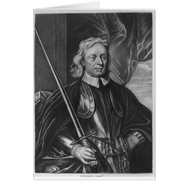 Oliver Cromwell illustratie (Voorkant)