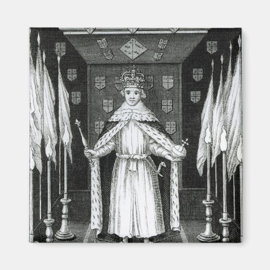 Oliver Cromwell in staat; Magneet (Voorkant)