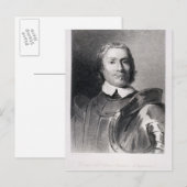 Oliver Cromwell, Lord Protector of England Briefkaart (Voorkant / Achterkant)