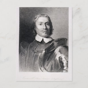 Oliver Cromwell, Lord Protector of England Briefkaart