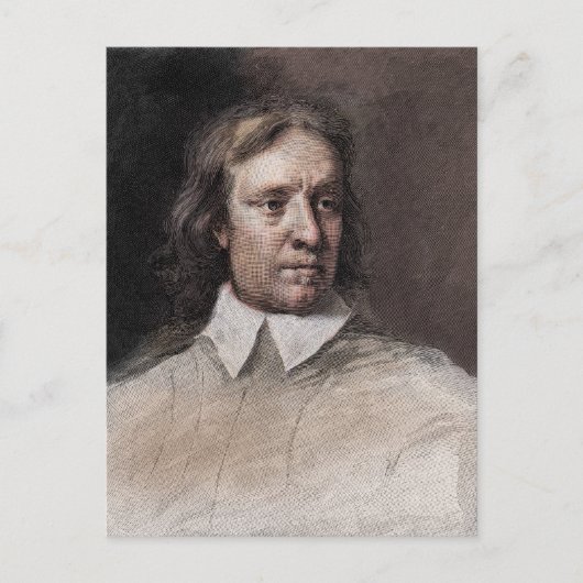 Oliver Cromwell Portrait Briefkaart (Voorkant)
