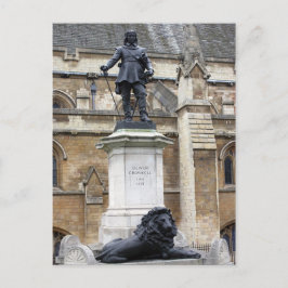 Oliver Cromwell Statue - Londen - Briefkaart