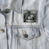 Oliver Cromwell Vierkante Button 5,1 Cm (In situ)