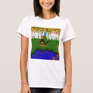 Oliver De Otter bij River Wolf Lake in de herfst T-shirt