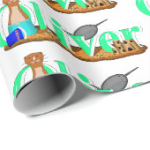 Oliver De Otter Is Aan Het Strand Cadeaupapier (Rol Hoek)