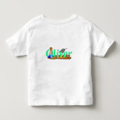 Oliver De Otter Is Aan Het Strand Kinder Shirts (Achterkant)