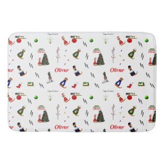 Oliver De Otter Kerst Random Patroon Badmat