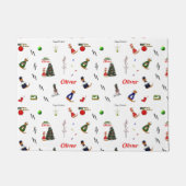 Oliver De Otter Kerst Random Patroon Deurmat (Voorkant)