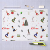 Oliver De Otter Kerst Random Patroon Tissuepapier (Craft)