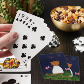 Oliver De Otter Kijkt Naar Vuurwerk Pokerkaarten (Insitu)
