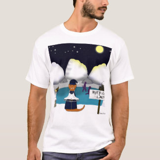 Oliver De Otter Schaatsen op de Rivier T-shirt