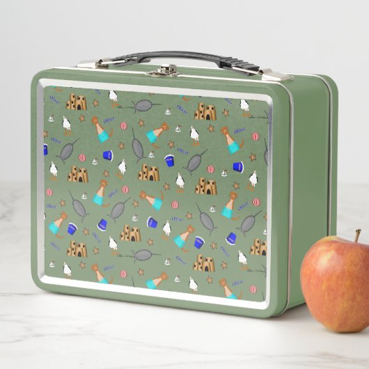 Oliver de Otter Zomer Strand vakantie patroon (In situ)