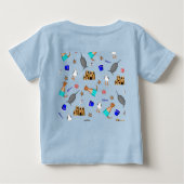 Oliver de Otter Zomer Strand vakantie patroon (Achterkant)