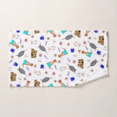 Oliver de Otter Zomer Strand vakantie patroon Bad Handdoek (Handdoek)