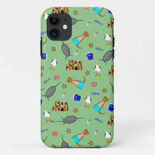 Oliver de Otter Zomer Strand vakantie patroon Case-Mate iPhone Case