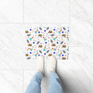 Oliver de Otter Zomer Strand vakantie patroon Deurmat