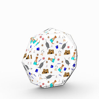 Oliver de Otter Zomer Strand vakantie patroon Fotoblokken