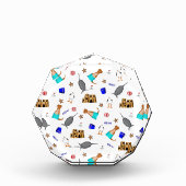 Oliver de Otter Zomer Strand vakantie patroon Fotoblokken (Voorkant)