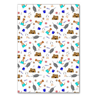 Oliver de Otter Zomer Strand vakantie patroon Kaart