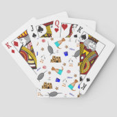 Oliver de Otter Zomer Strand vakantie patroon Pokerkaarten (Achterkant)