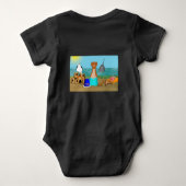 Oliver De Otter's Strandvakantie Romper (Achterkant)