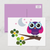 oliver, de uil briefkaart (Voorkant / Achterkant)