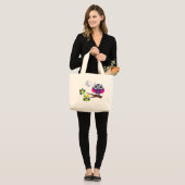 oliver, de uil grote tote bag (Voorkant (model))