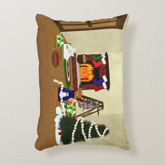 Oliver Decorates voor Kerstmis Accent Kussen (Voorkant(Verticaal))