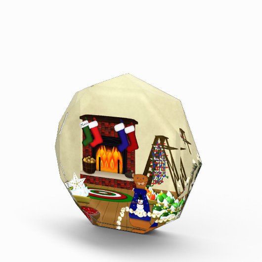 Oliver Decorates voor Kerstmis Fotoblokken (Rechts)