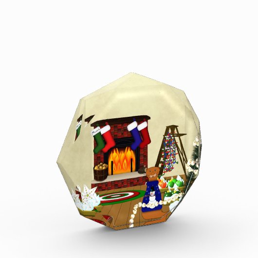 Oliver Decorates voor Kerstmis Fotoblokken (Links)