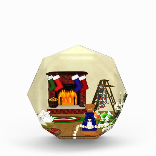 Oliver Decorates voor Kerstmis Fotoblokken (Voorkant)