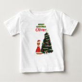 Oliver DTED als kerstman door zijn kerstboom (Voorkant)