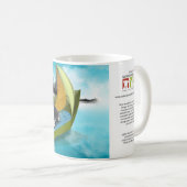 Oliver en de SS OAS (Cat in boot mok) Koffiemok (Voorkant rechts)