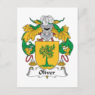 Oliver Family Crest Briefkaart