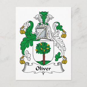 Oliver Family Crest Briefkaart