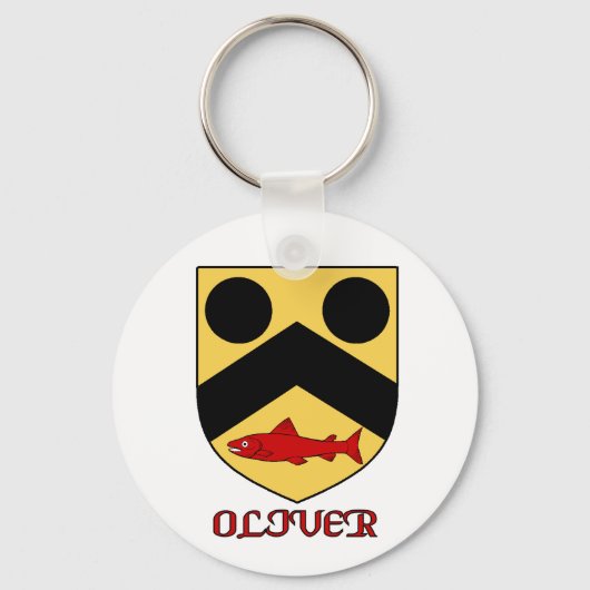 Oliver Family Shield Sleutelhanger (Voorkant)