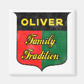 Oliver Family Tradition Magnet (Voorkant)