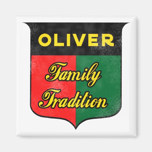 Oliver Family Tradition Magnet (Voorkant)