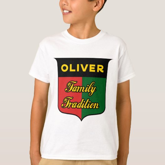Oliver Family Tradition T-shirt (Voorkant)