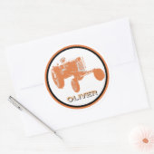 Oliver Farming Decal Ronde Sticker (Envelop)