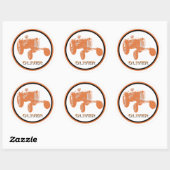 Oliver Farming Decal Ronde Sticker (Vel)