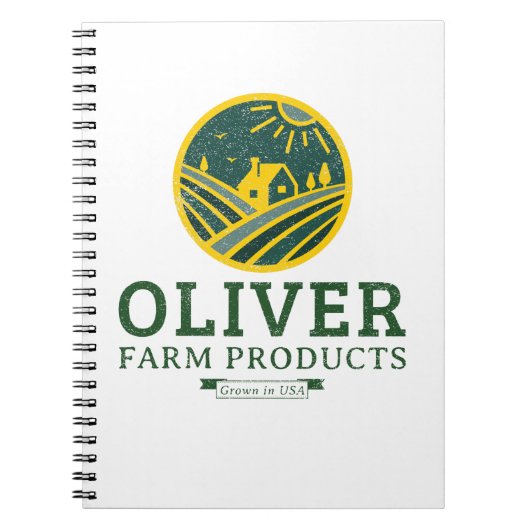 Oliver Farming Notitieboek (Voorkant)
