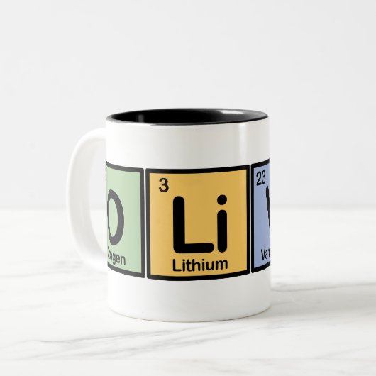 Oliver gemaakt van Elements Tweekleurige Koffiemok (Voorkant links)