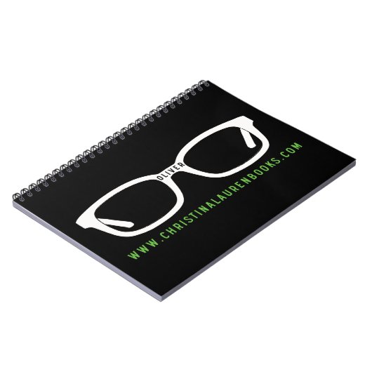 Oliver Glasses Spiral Notebook Notitieboek (Linkerzijde)