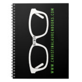 Oliver Glasses Spiral Notebook Notitieboek (Voorkant)