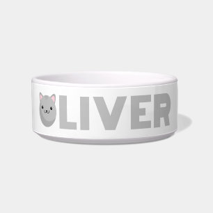 Oliver Grey of Ginger Cat Bowl Voerbakje